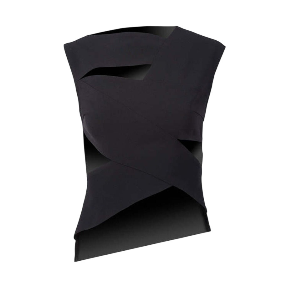 A.W.A.K.E. Mode Cutout Wide Strap Top Size 36